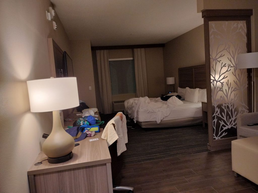 実際に泊まった部屋の中